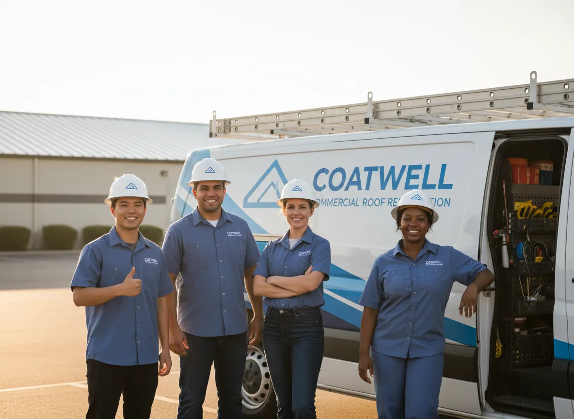 Commercial roof coating company in Walton, KS